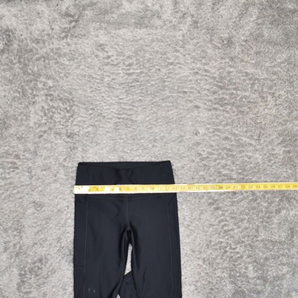 Under Armour Polyester Black Size S Side Pocket Skinny Legging Pull On Workout - Picture 7 of 8
